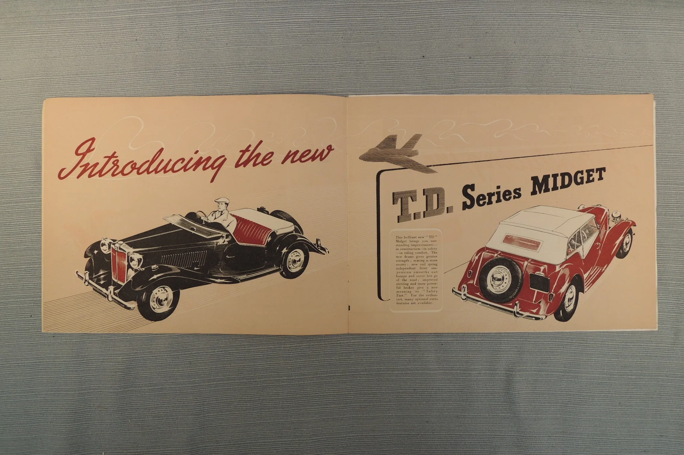 Lot of 1950's British Automobile Sales Brochure - Good Vintage Condition