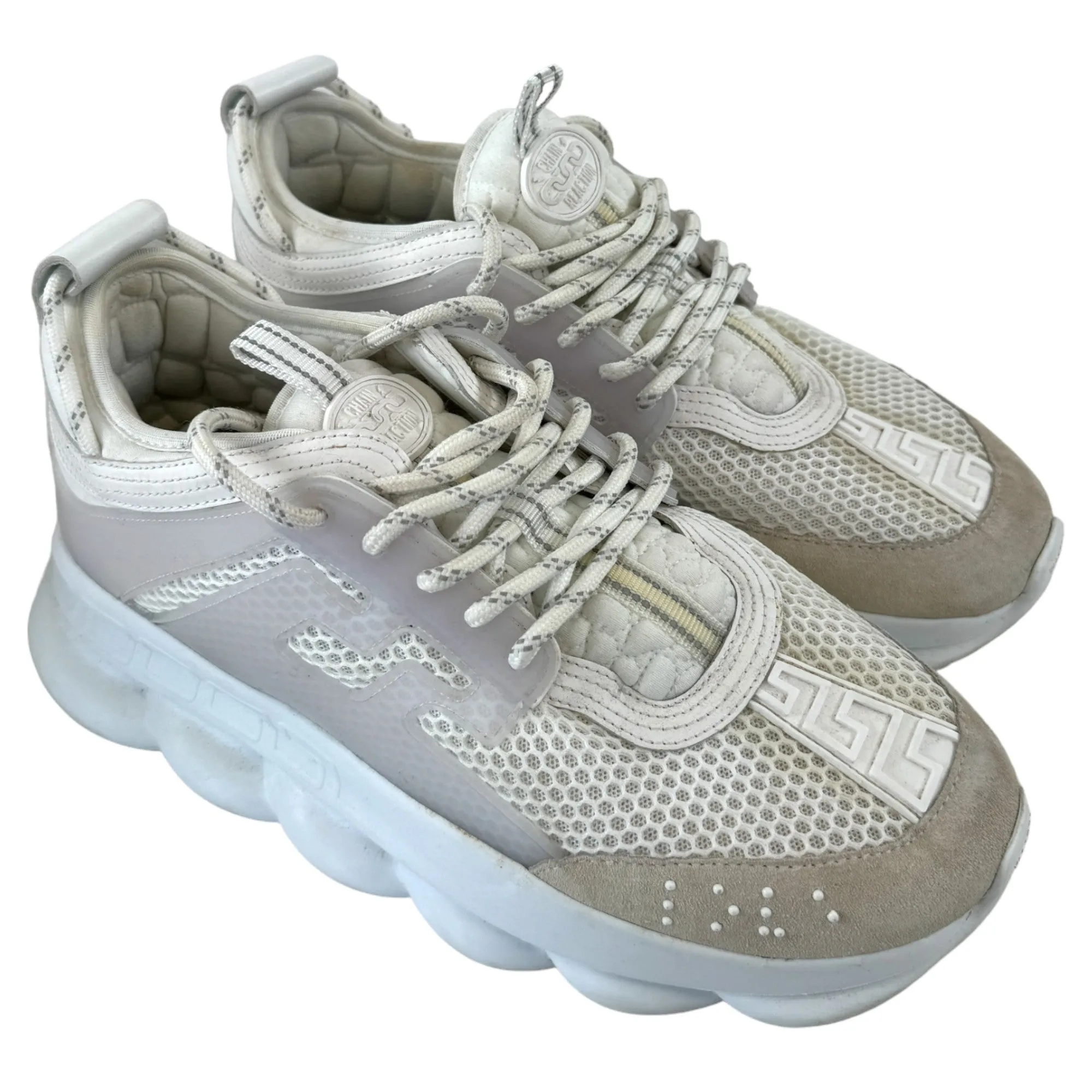 Men's Chain Reaction Low Trainers White Size EU 41 / UK 7