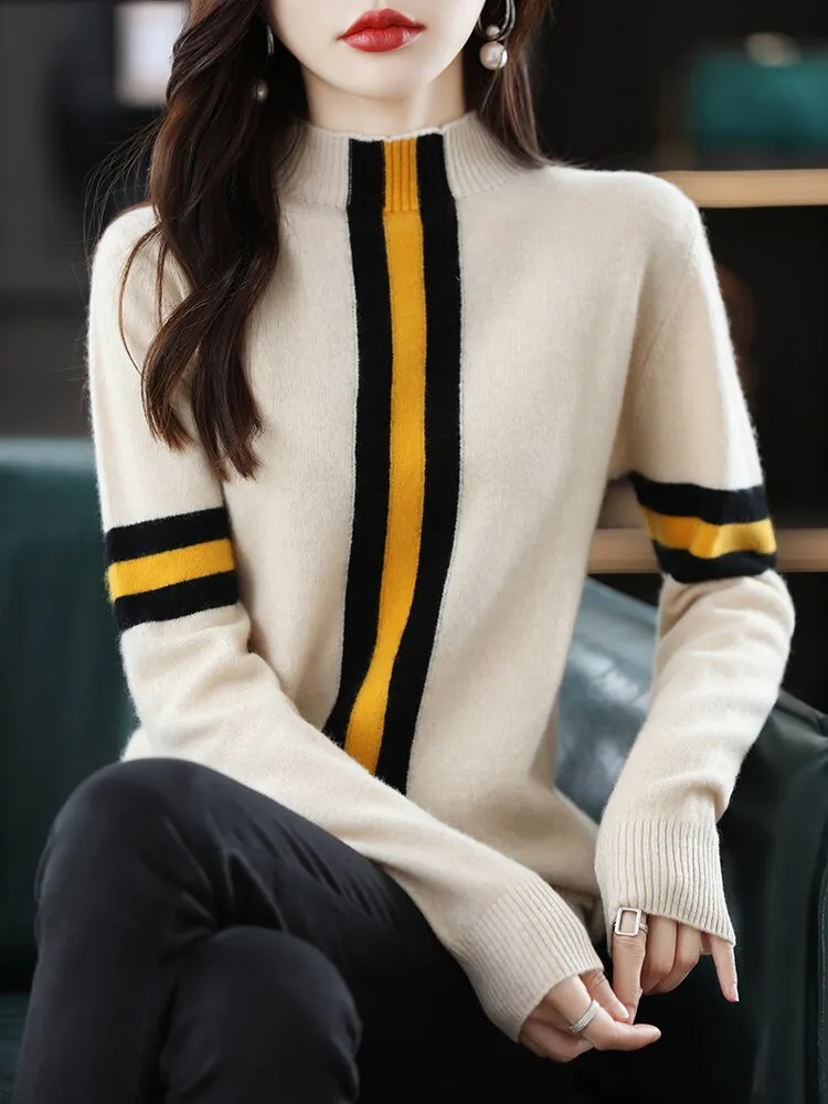 Merino Wool Turtleneck Sweater