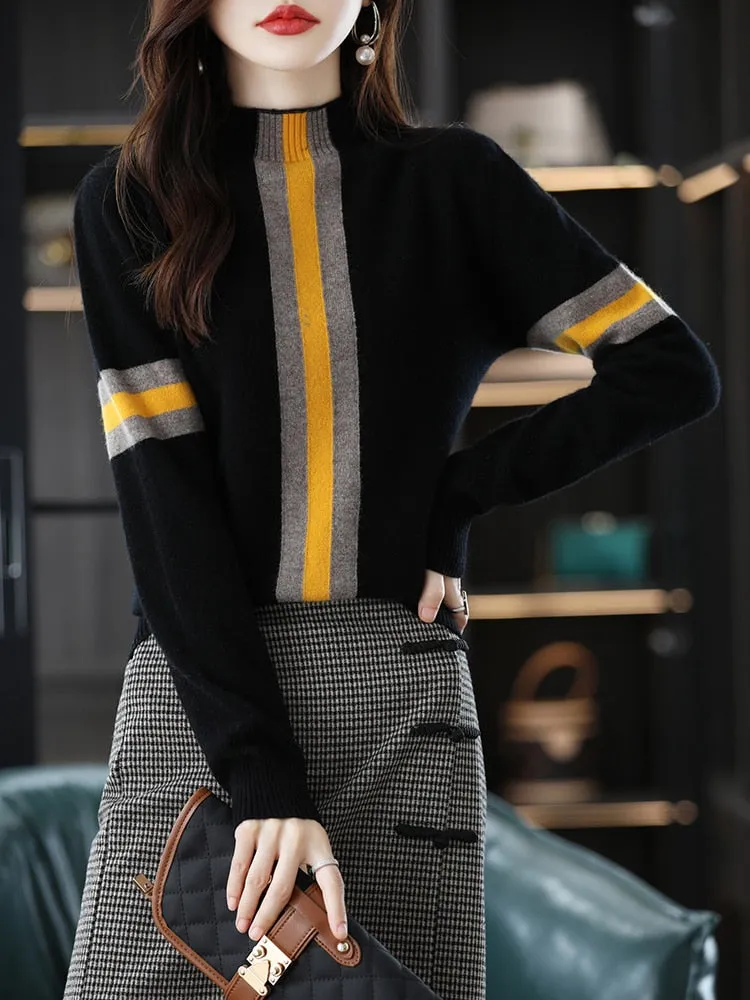 Merino Wool Turtleneck Sweater