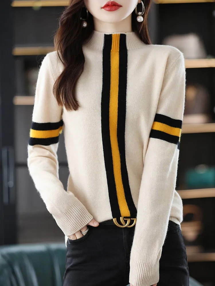 Merino Wool Turtleneck Sweater