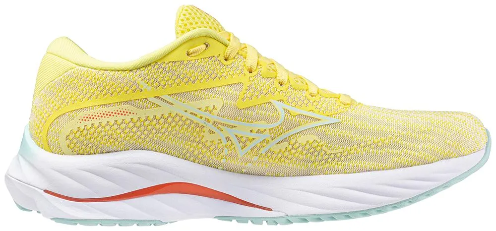 Mizuno Women's Wave Rider 27 - Anise Flower/White