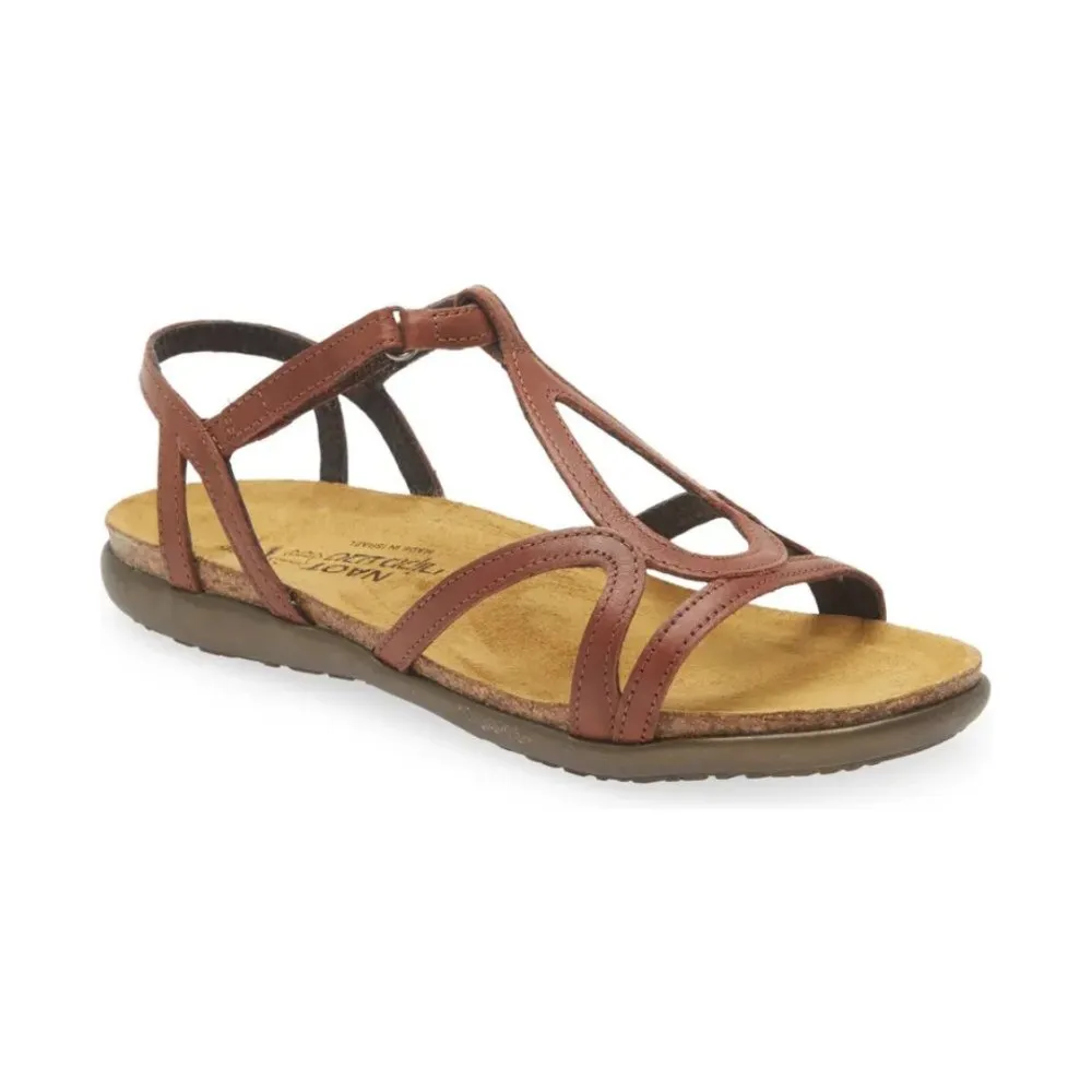 Naot Women's Dorith Sandal - Soft Chestnut Leather