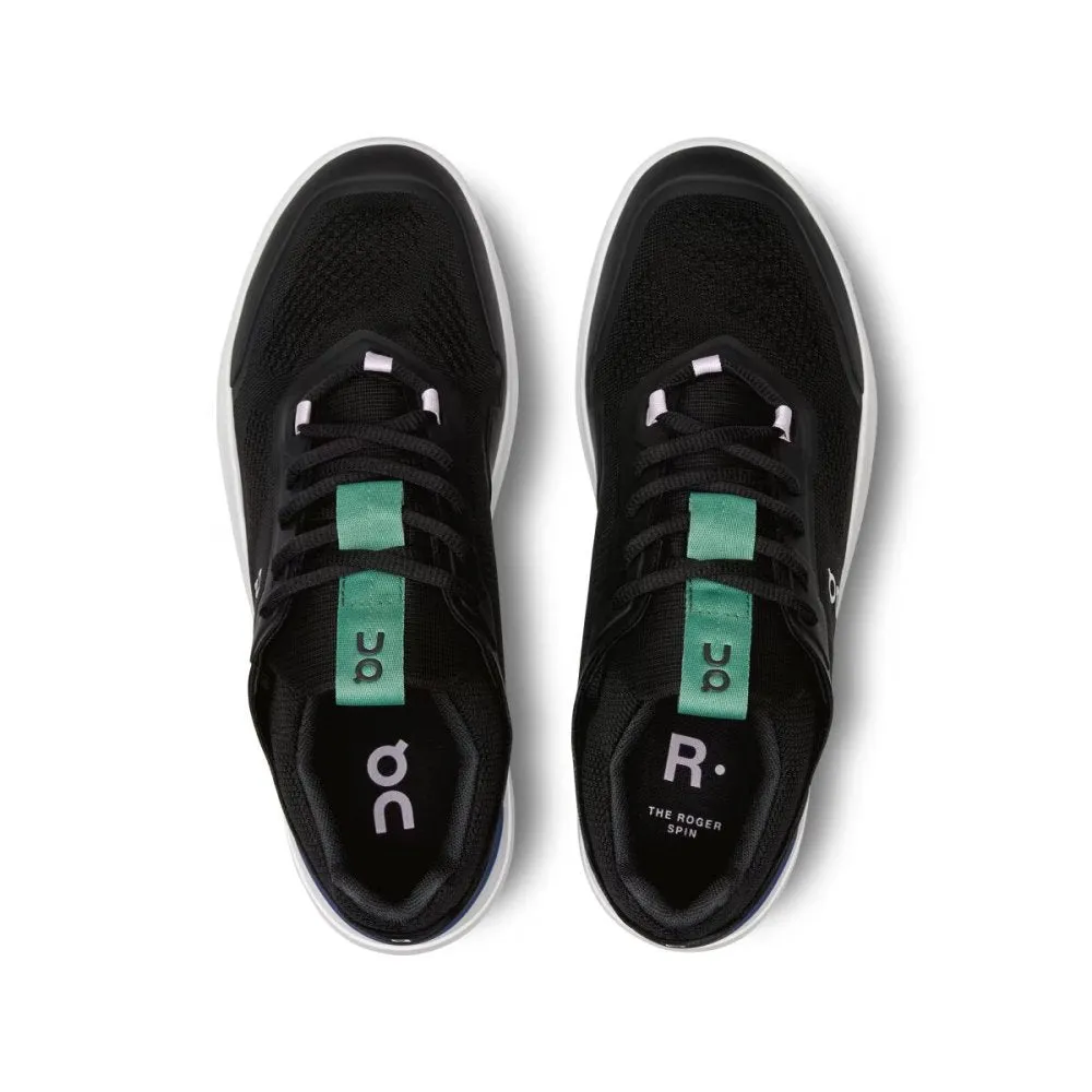 On Women's The Roger Spin Sneaker - Black/Indigo