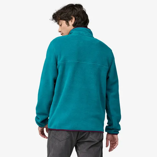 PATAGONIA Men's Lightweight Synchilla Snap-T Fleece Pullover Belay Blue