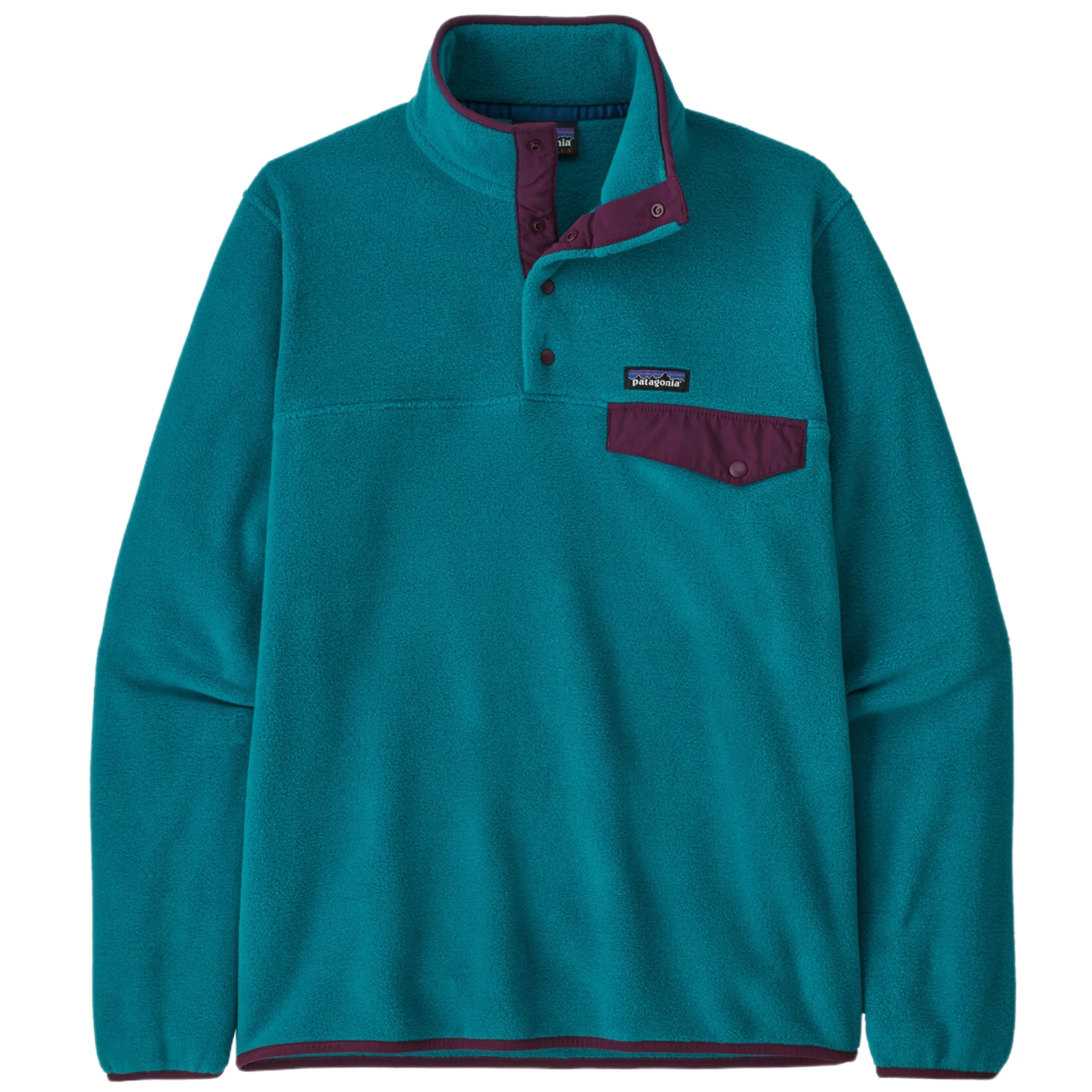 PATAGONIA Men's Lightweight Synchilla Snap-T Fleece Pullover Belay Blue