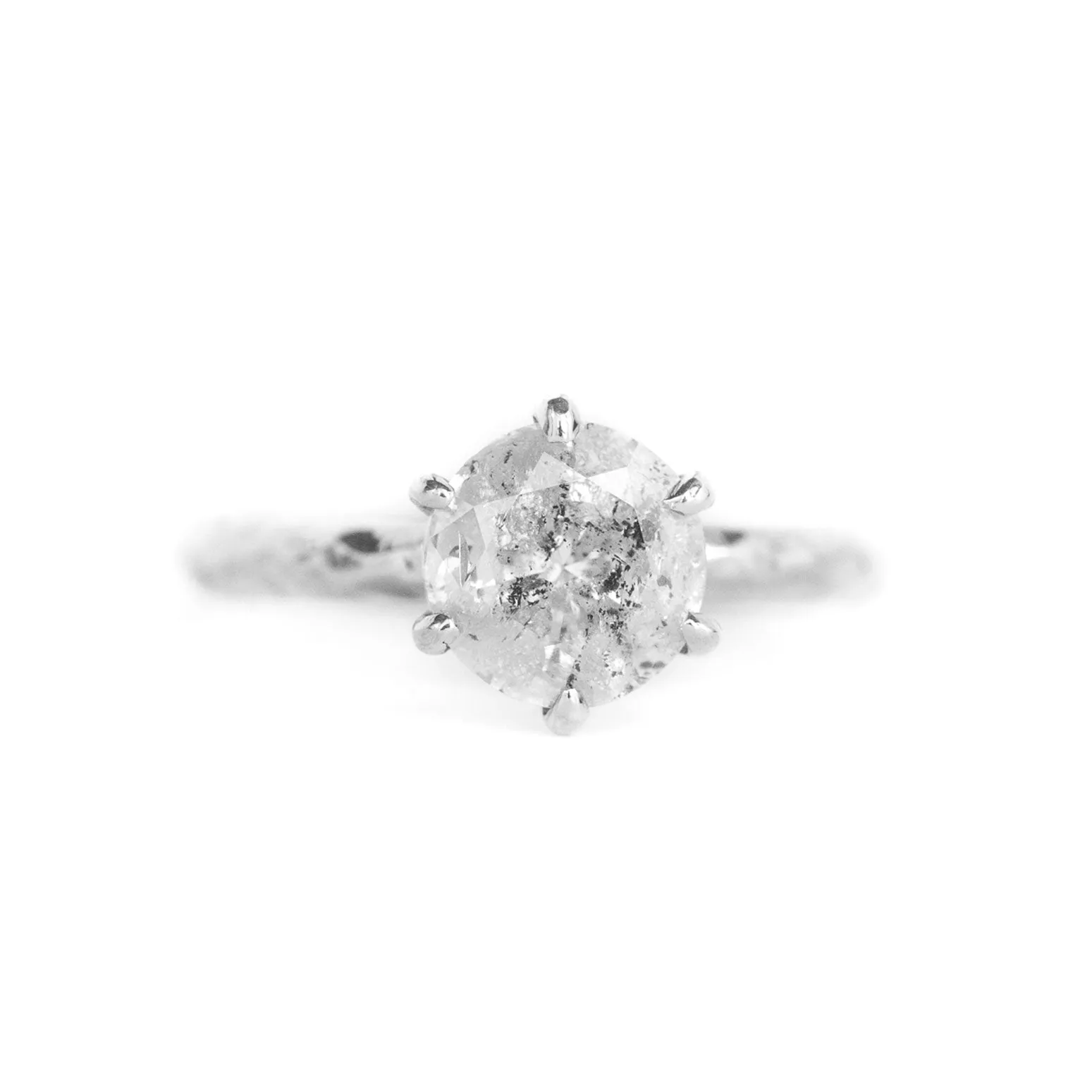 Plain 6 Prong Solitaire - Setting