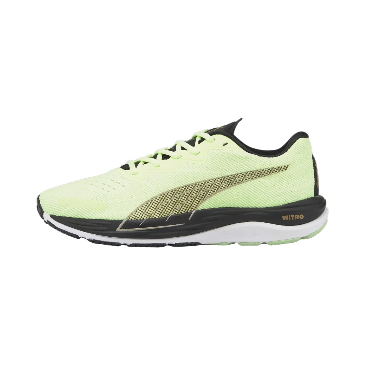 Puma Men's running shoe Velocity Nitro 2 Run 75 378529-01 yellow-black