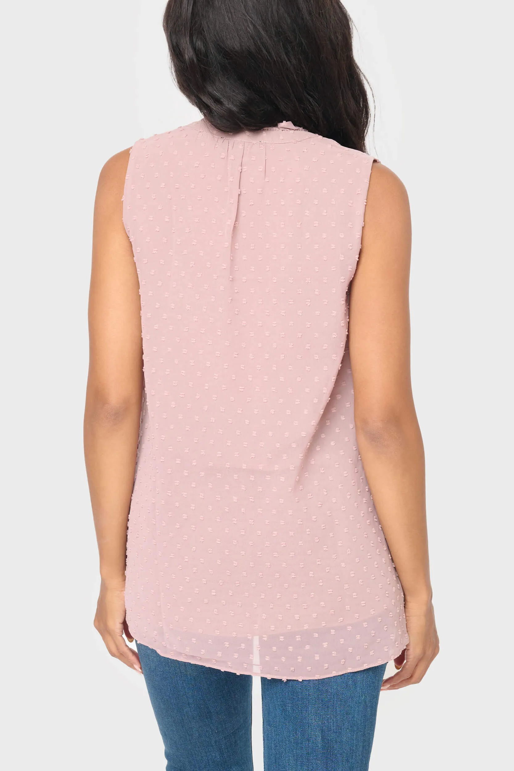 Respect the Ruffle Sleeveless Blouse