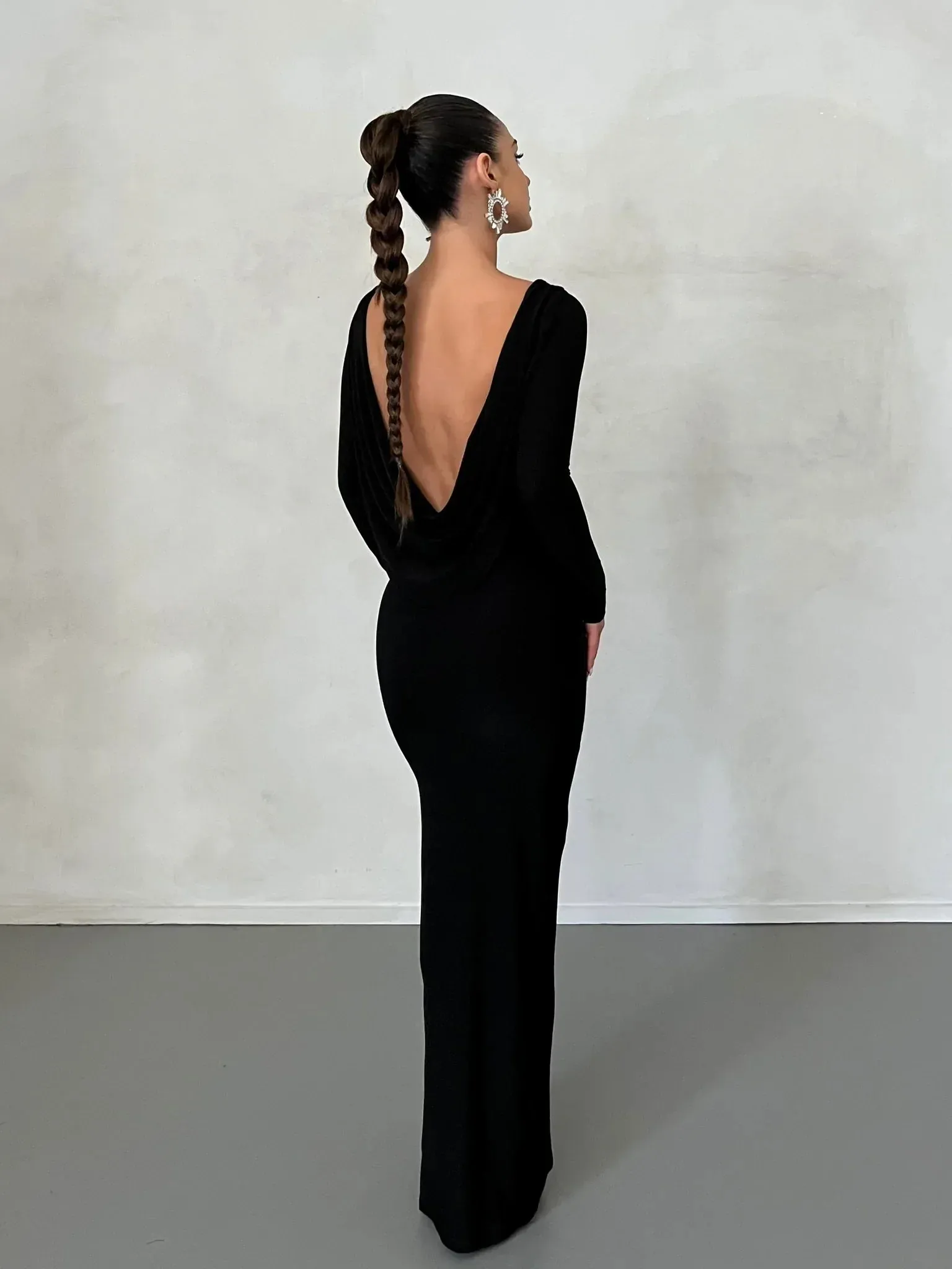 Reversible Amari Gown - Black