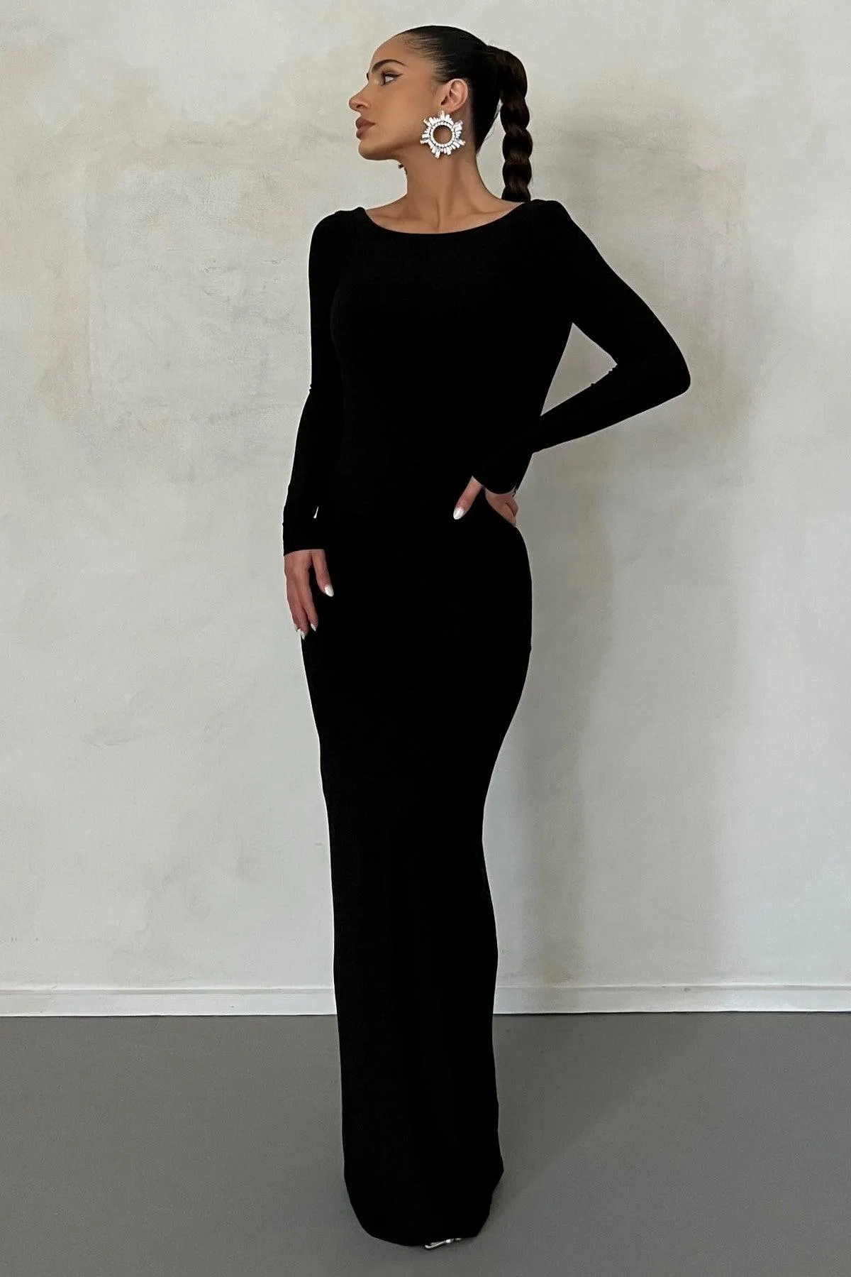 Reversible Amari Gown - Black