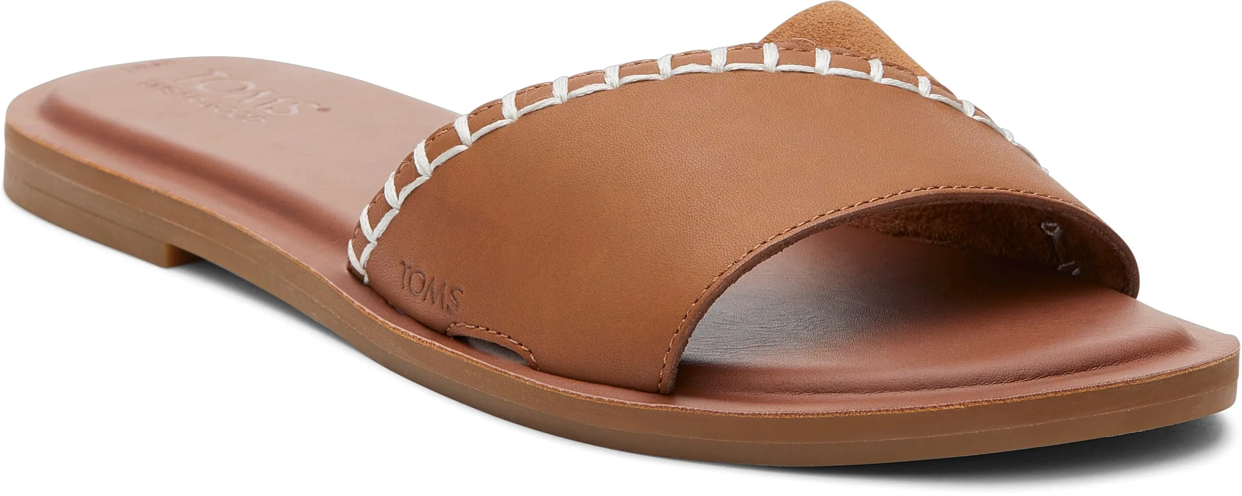 Shea Slide Sandal - Tan Leather