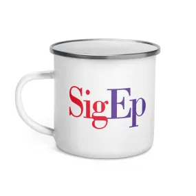 SigEp Enamel Mug