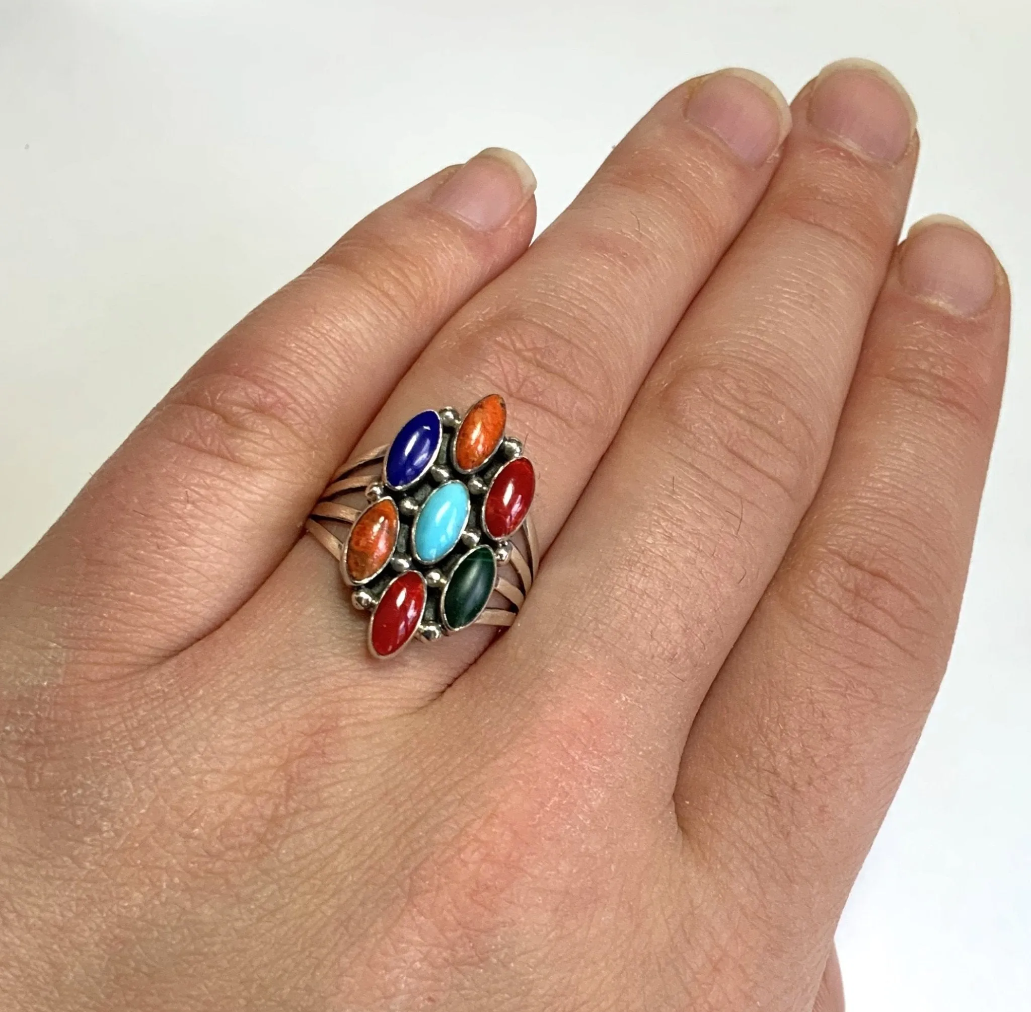 South By Southwest Multi Stone Ring