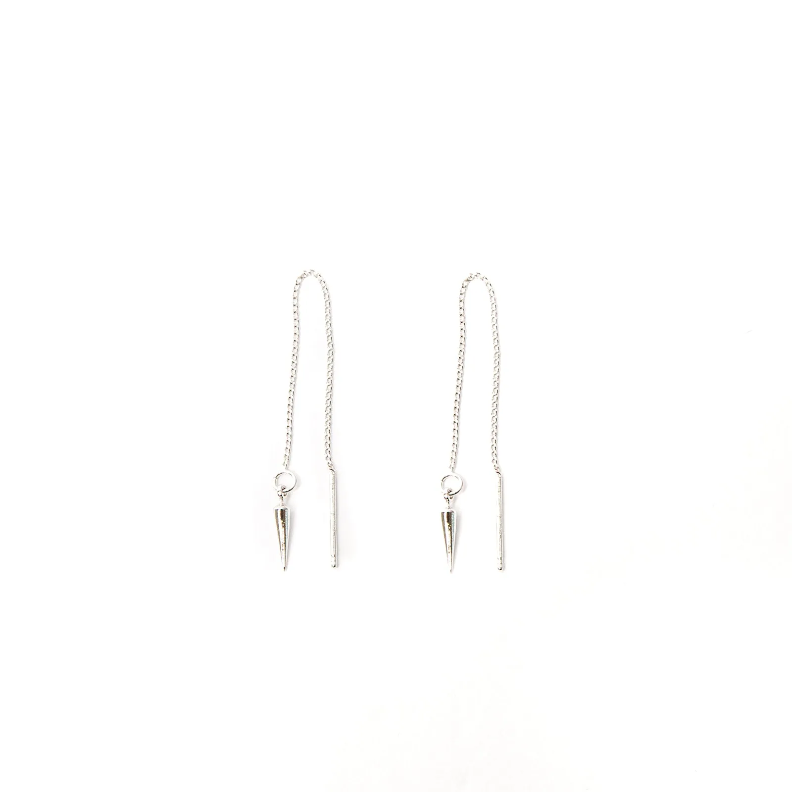 “Spiked” Threader Earrings