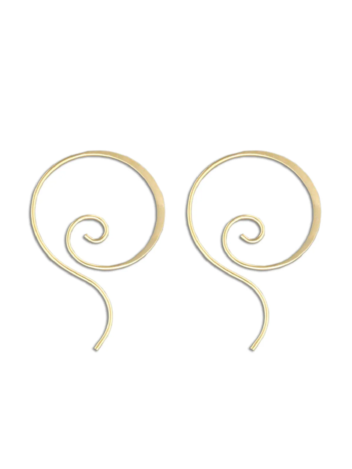 Spiral Hoop Earrings