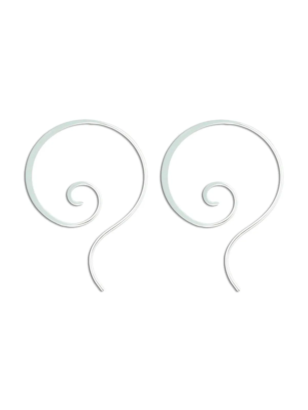 Spiral Hoop Earrings