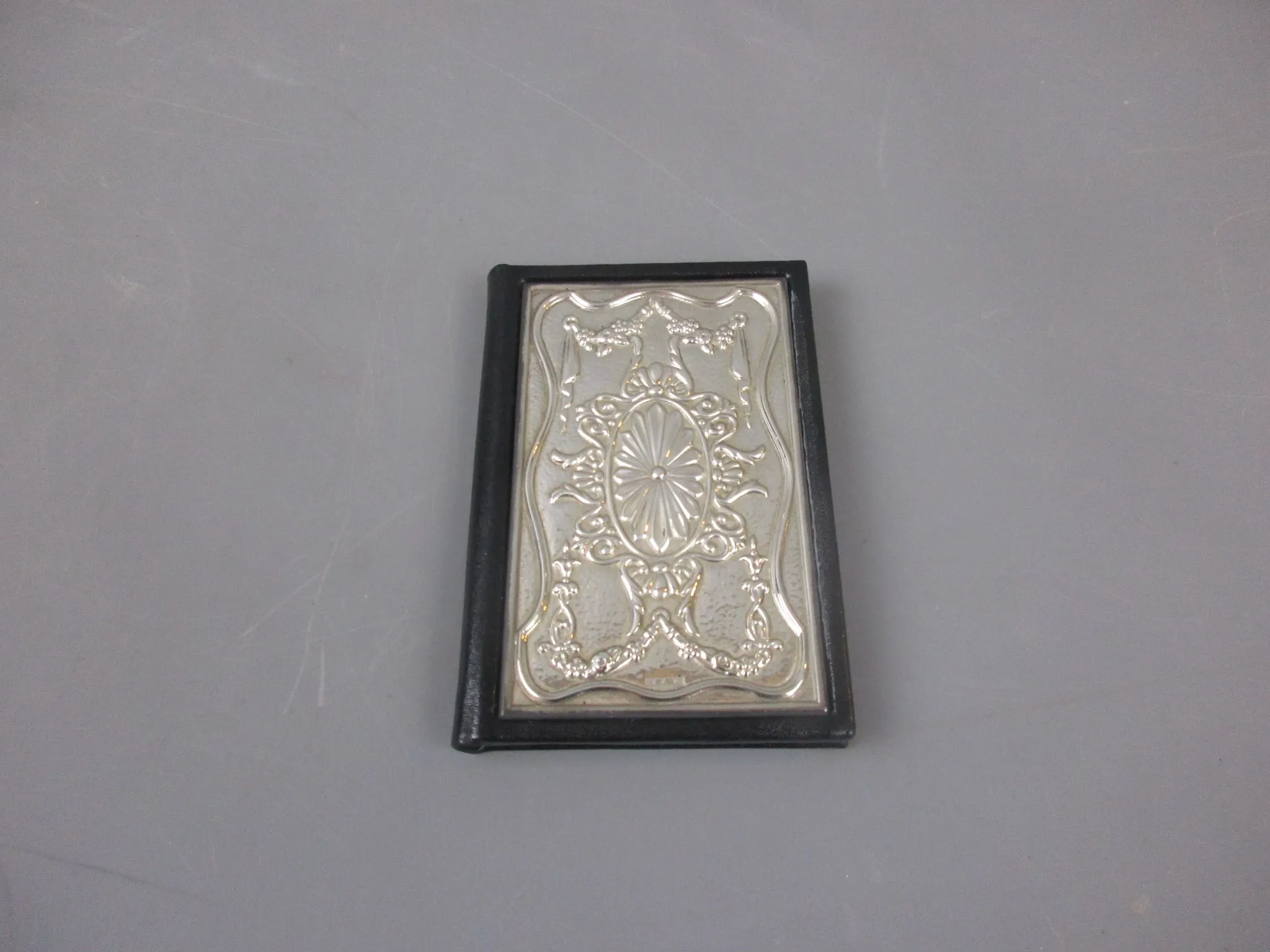 Sterling Silver Fronted Address Book Vintage 1991 Sheffield