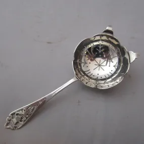 Sterling Silver Tea Strainer Vintage Edinburgh 1973