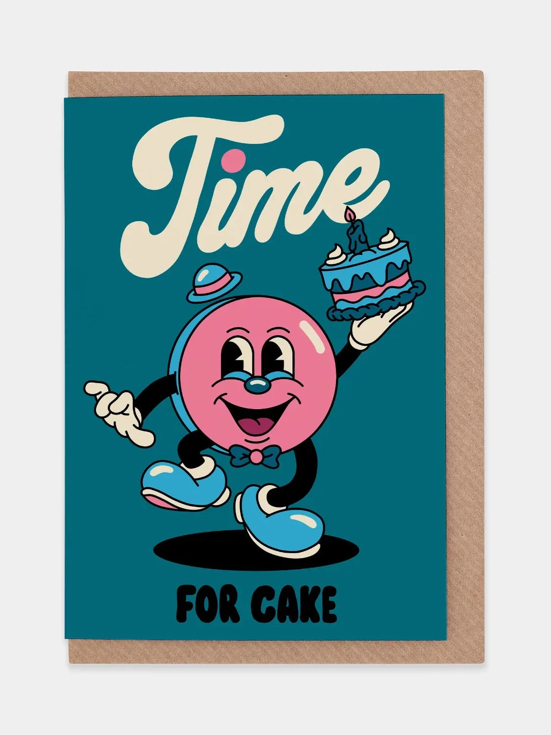 Time For Cake Greetings Card