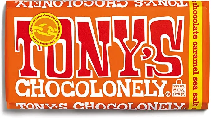 Tony's Chocolonely Sea Salt Caramel 180g