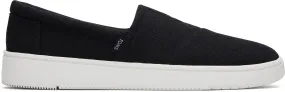 TRVL Lite Alpargata Slip On - Black Canvas