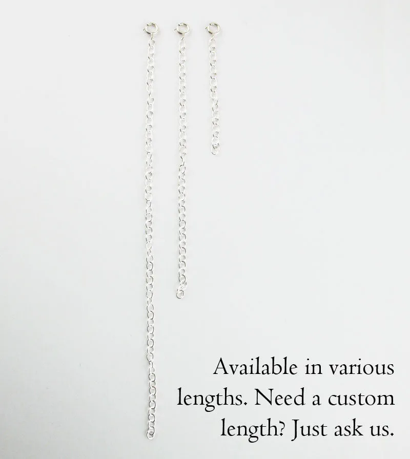 Unplated Sterling Silver Extender Chains