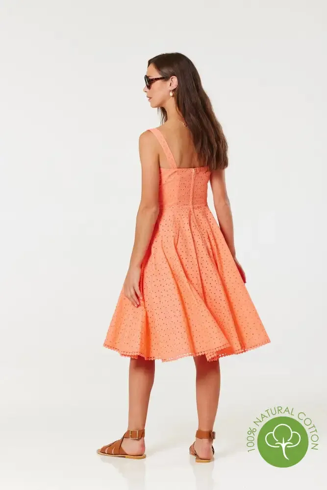 Valerie Coral Dress