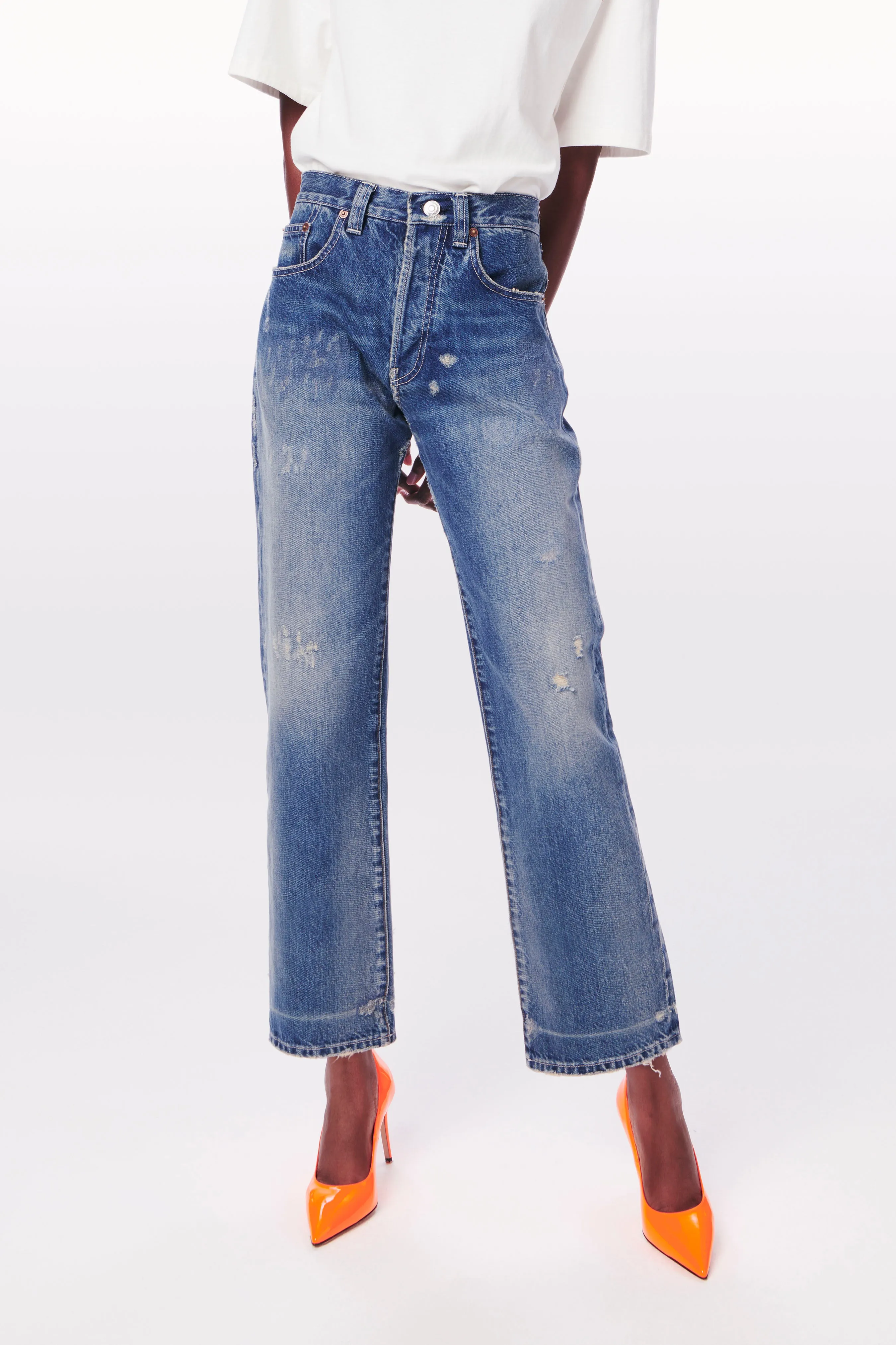 Victoria Mid-Rise Jean in Vintage Wash