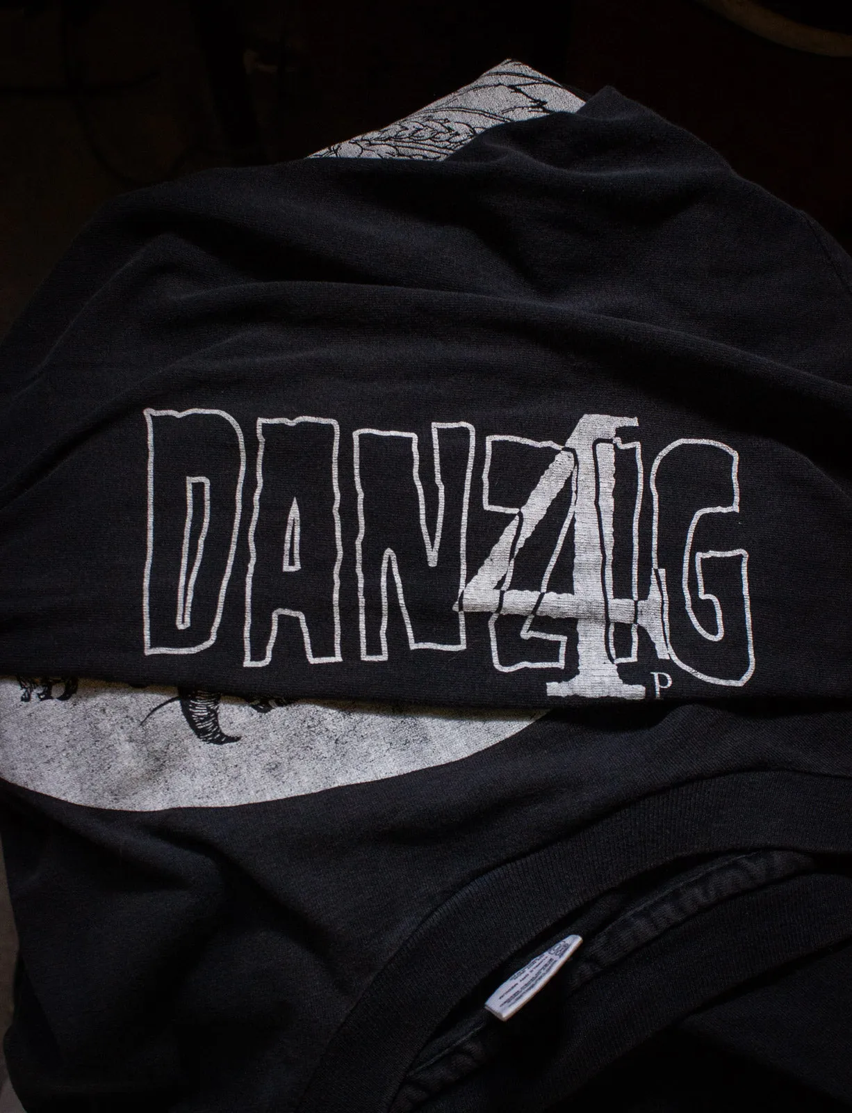 Vintage Danzig 4 Concert T Shirt Long Sleeve 1994 Black XL