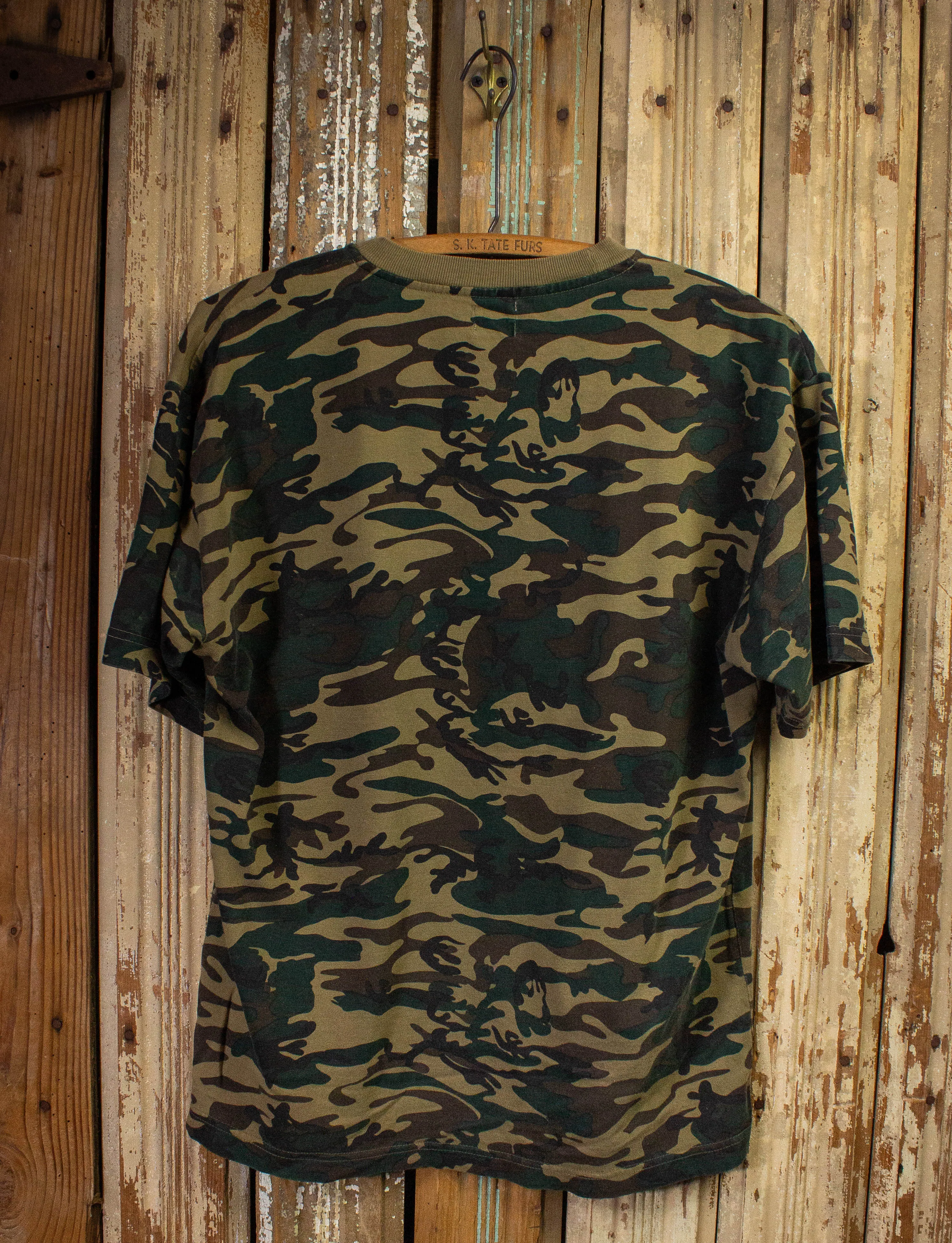 Vintage Dickies Camo Graphic T Shirt Medium