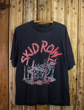 Vintage Skid Row B-Side Ourselves Concert T Shirt 1992 Black XL