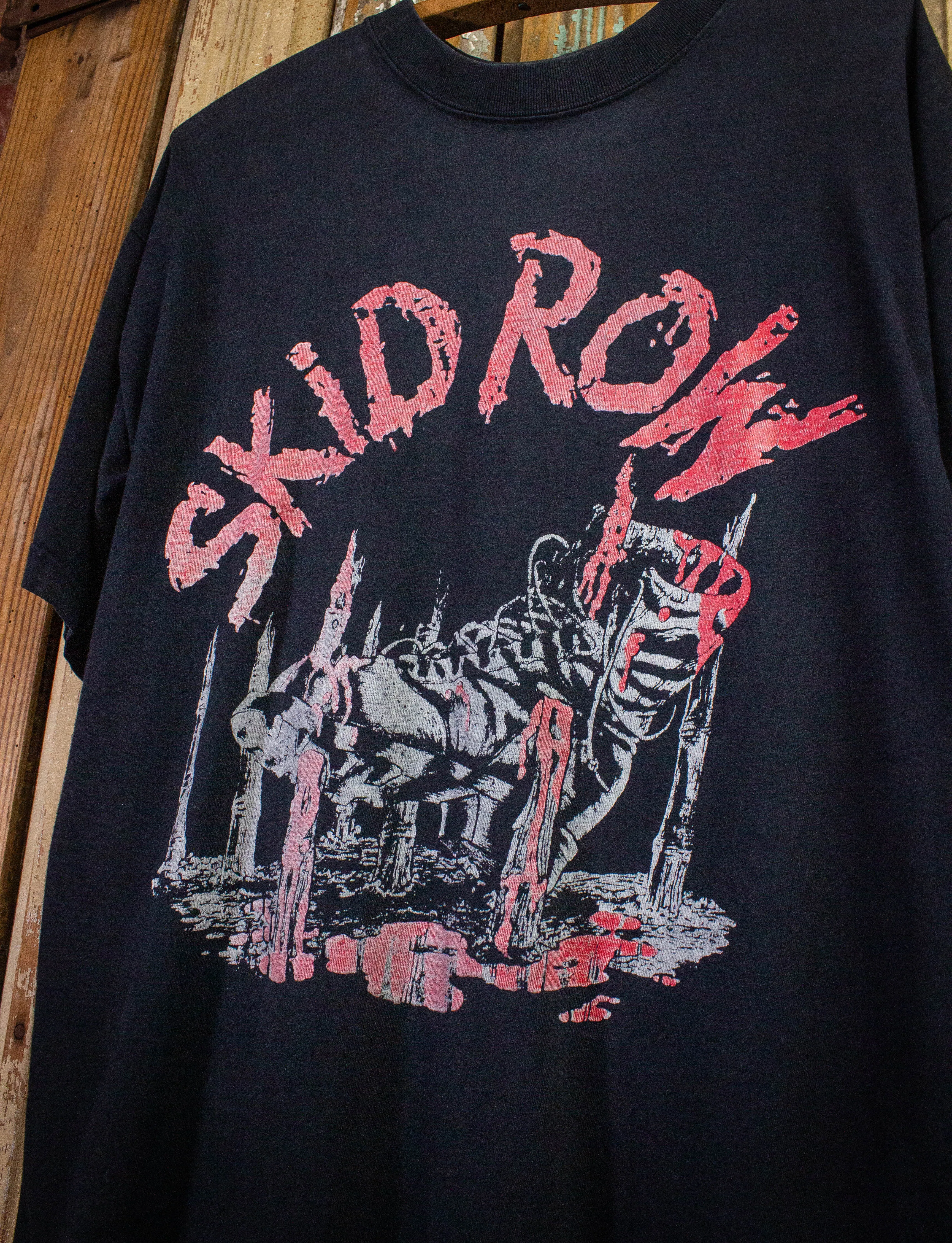 Vintage Skid Row B-Side Ourselves Concert T Shirt 1992 Black XL