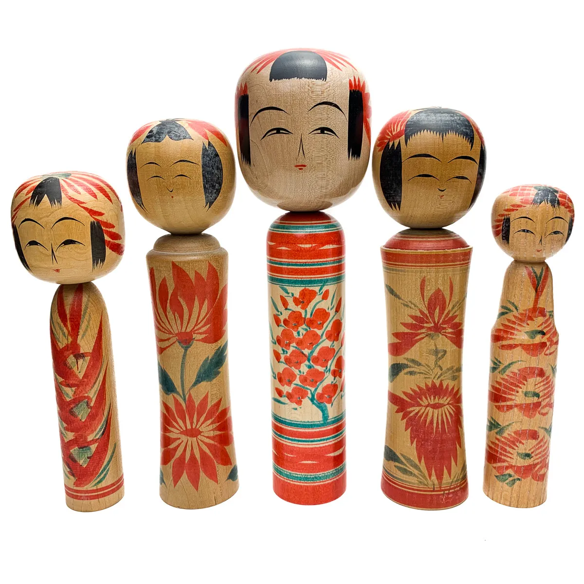 Vintage Wooden Kokeshi Doll, Japan #501