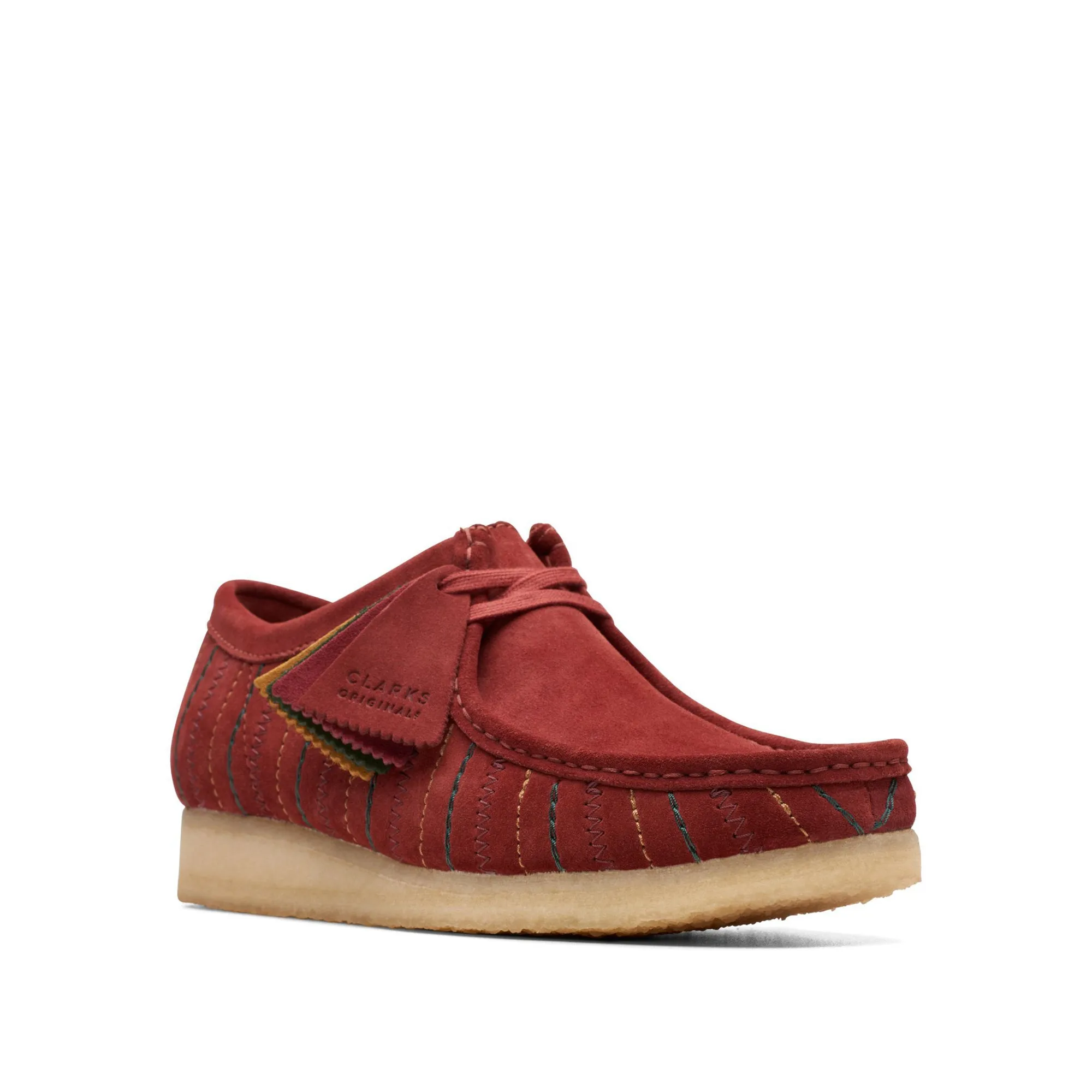 WALLABEE BURGUNDY COMBI