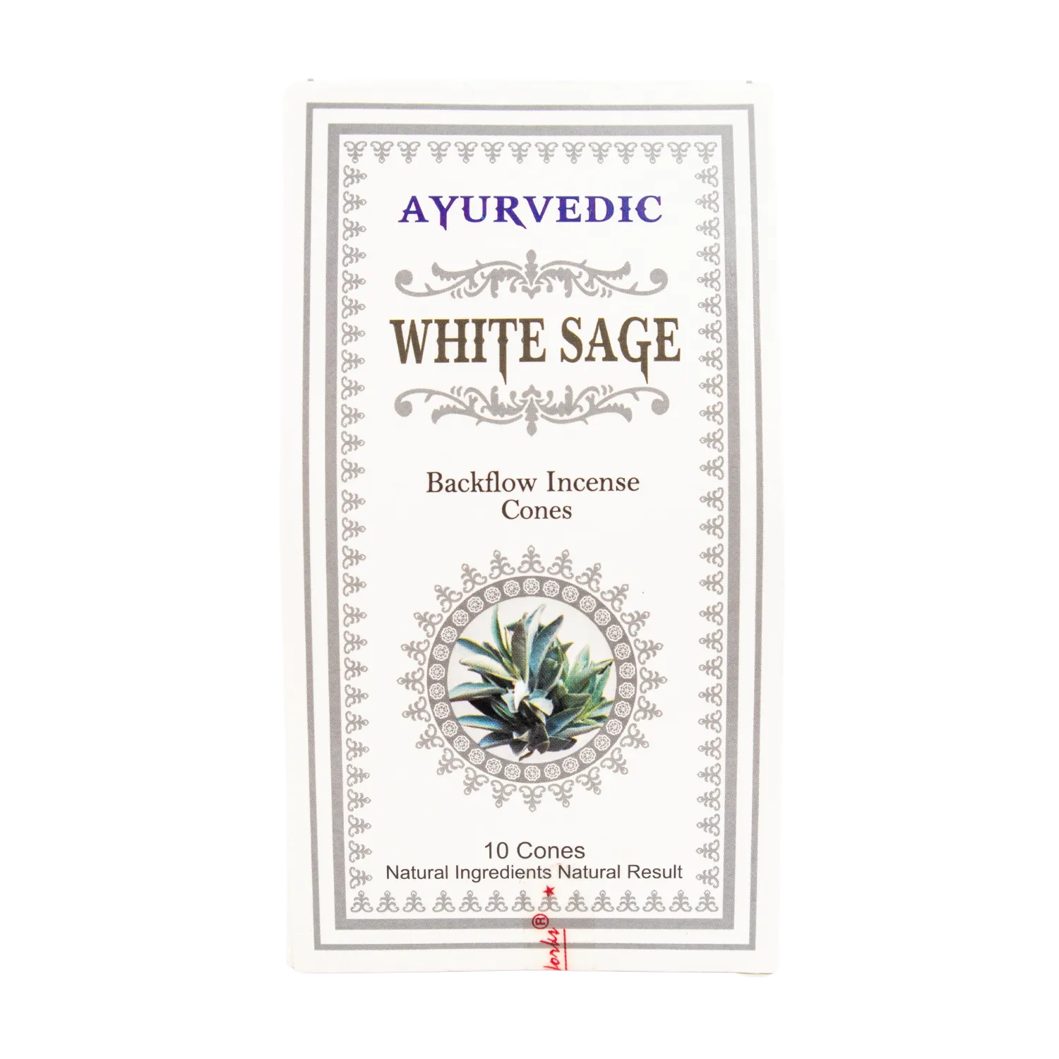 White Sage Backflow Incense Cones