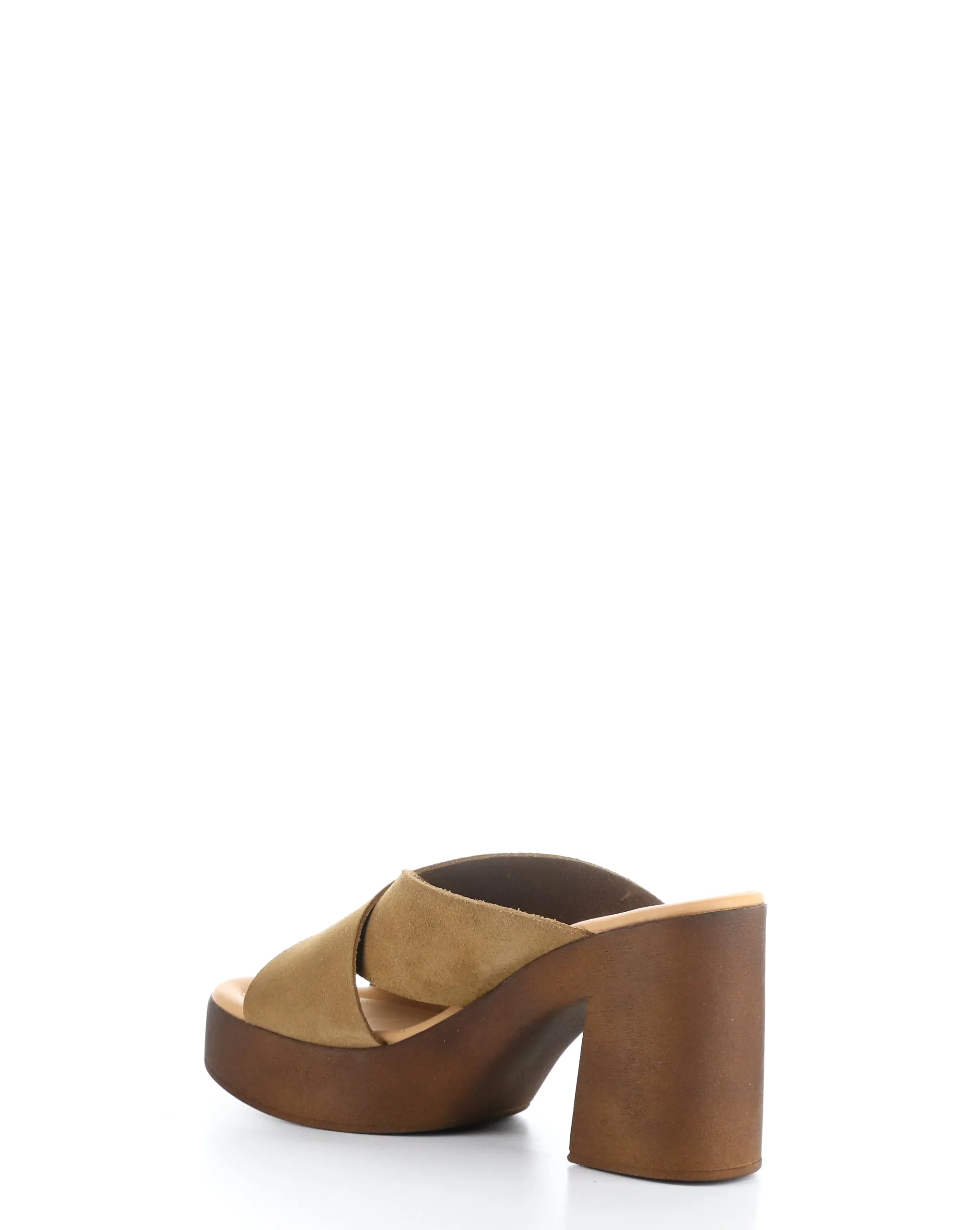 WILMA COGNAC Slip-on Sandals