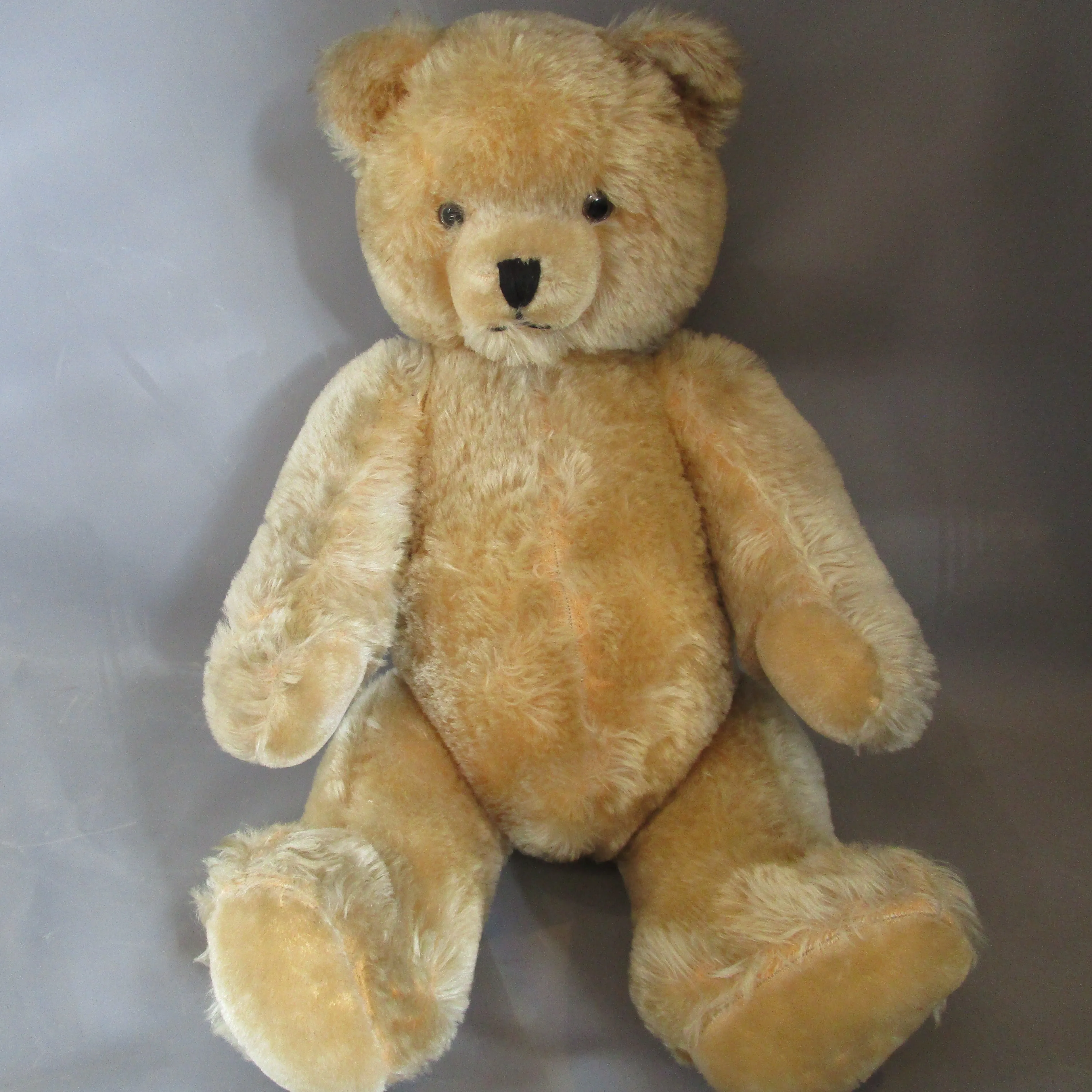 Wood Filled Shuco German Teddy Bear Vintage c1950