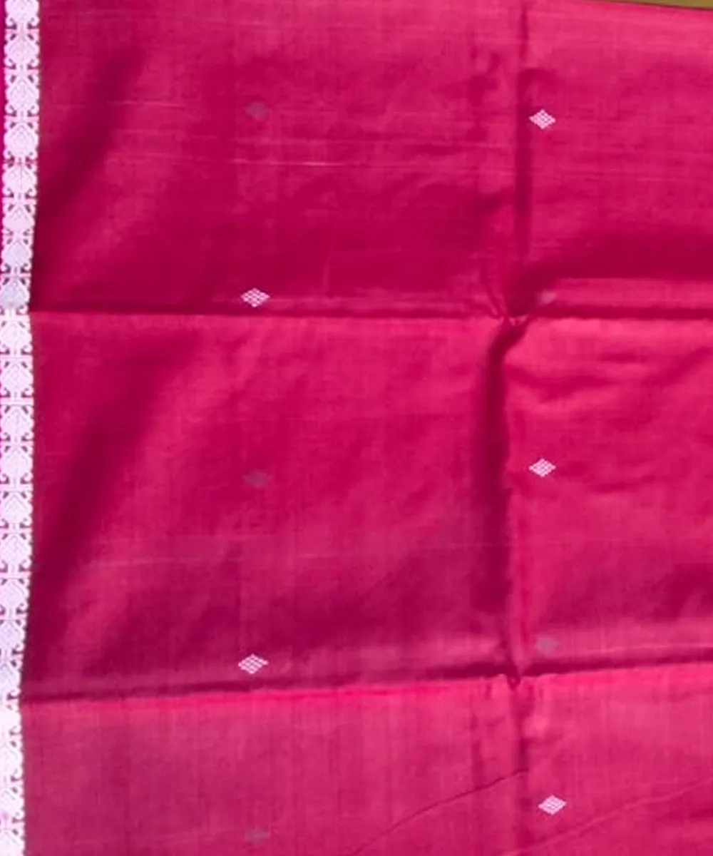 Yellow red tussar silk handloom gopalpur saree